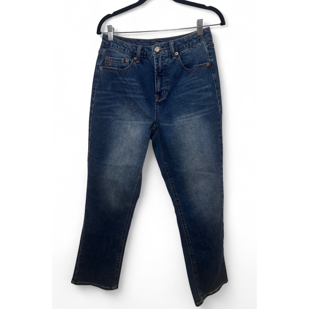Frye Womens Straight Leg Jeans Medium Wash Blue Denim Size 4/27